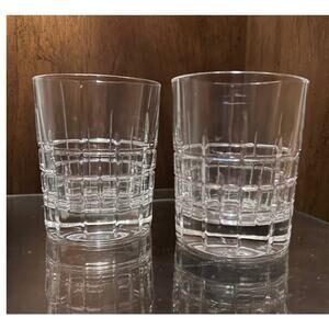 Ralph Lauren Set of 2 8 OZ Double Old Fashioned Bar Glasses
